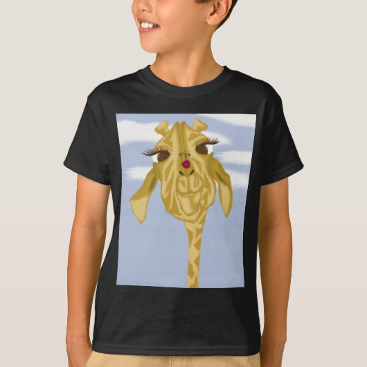 Cute en kleurrijke Giraffe T-shirt (Voorkant)