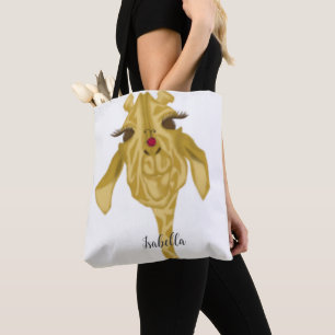 Cute en kleurrijke Giraffe Tote Bag