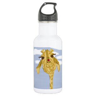Cute en kleurrijke Giraffe Waterfles