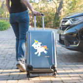 Cute en Magical Unicorn Sticker (Koffer Insitu)