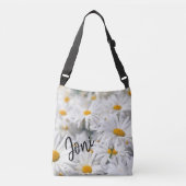 Cute en retro Daisy Crossbody Tas (Voorkant)