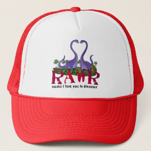 Cute en Romantic Dinos - Rawr Trucker Pet