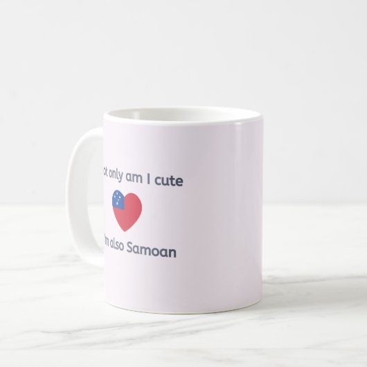 Cute en Samoan Koffiemok (Voorkant links)