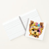 Cute en Schattige Baby Yorkie Notitieboek (Binnen)