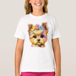 Cute en Schattige Baby Yorkie T-shirt