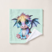 Cute en Schattige Kawaii Baby Dragon Bad Handdoek (Wasdoekje)