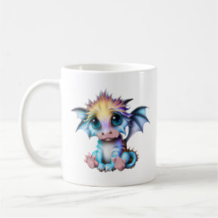 Cute en Schattige Kawaii Baby Dragon Koffiemok