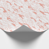 Cute en Schattige Rocking Horse Cadeaupapier (Hoek)