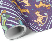 Cute en Schattige Rocking Horse Cadeaupapier (Rol Hoek)