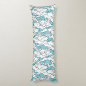 Cute en Schattige Rocking Horse Lichaamskussen (Achterkant (Verticaal))