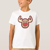 Cute en Simple Rudolf Reindeer | SHIRT SLEEVE (Voorkant)