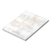 Cute en  Subtle Bokeh Notitieblok (Linkerzijde)