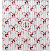 Cute en Whimsical Candy Cane Douchegordijn (Voorkant)