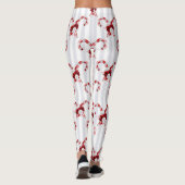 Cute en Whimsical Candy Cane Leggings (Achterkant)