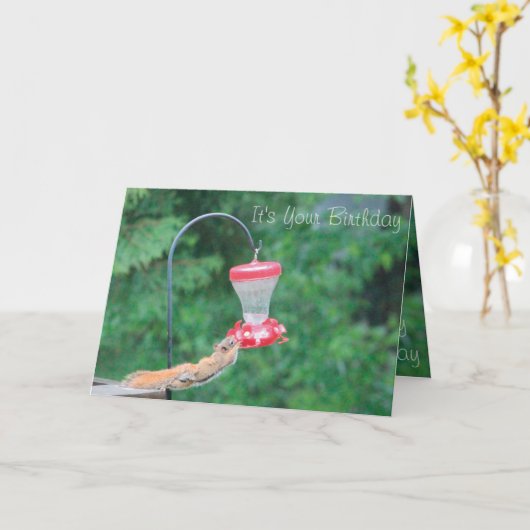 Cute en whimsy kaart (Gele Bloem)