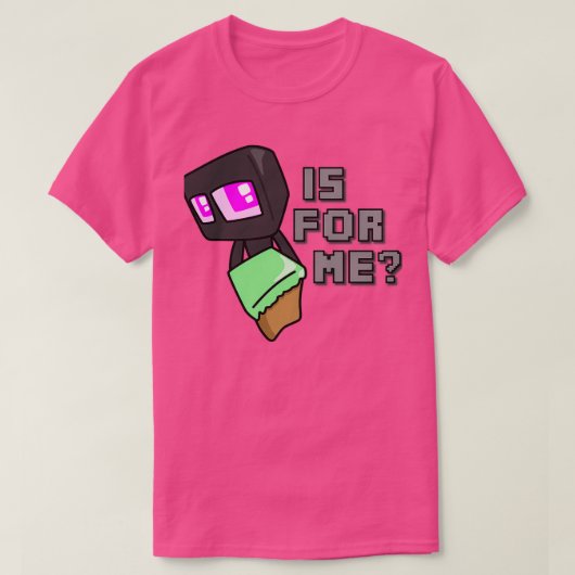 Cute Enderman is voor mij T-shirt (Design voorkant)