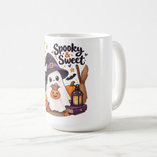 Cute enge en zoete spookkinderentrui koffiemok