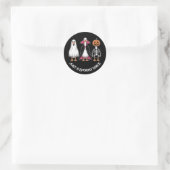 Cute enge ganzen Halloween sticker - Gewoon eng (Tas)