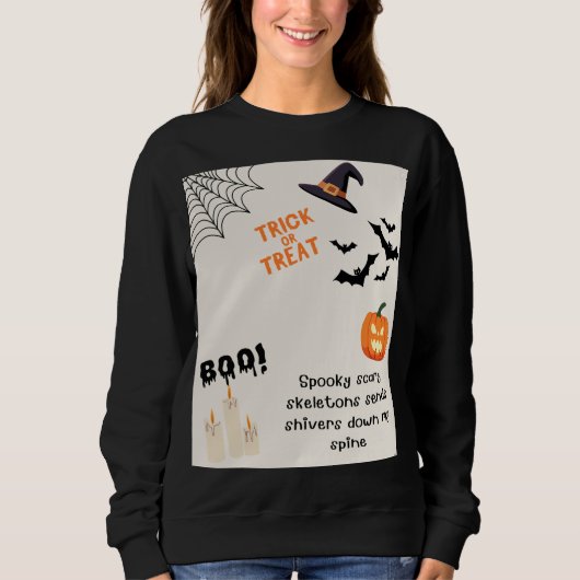 Cute enge Halloween-trui 🎃👻 Trui (Voorkant)