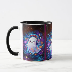 Cute enge roze Halloween koffiekop Mok