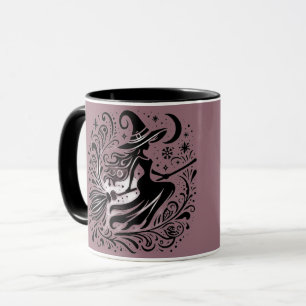 Cute enge roze Halloween koffiekop Mok