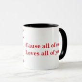💖 Cute Engel Hart Cadeau voor Dagelijks Gebruik ☕ Mok (Voorkant rechts)