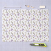 Cute Engelse paarse viooltje bloem tuin cadeau Tissuepapier (Craft)