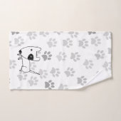 Cute English Bull Terrier Bad Handdoek (Handdoek)