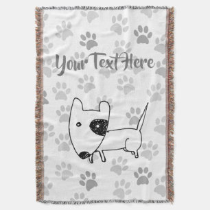 Cute English Bull Terrier Deken