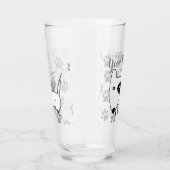 Cute English Bull Terrier Glas (Rechts)