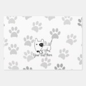 Cute English Bull Terrier Inpakpapier Vel (Voorkant)