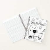 Cute English Bull Terrier Notitieboek (Binnen)