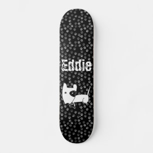 Cute English Bull Terrier Persoonlijk Skateboard