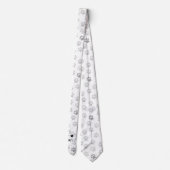 Cute English Bull Terrier Stropdas (Achterkant)