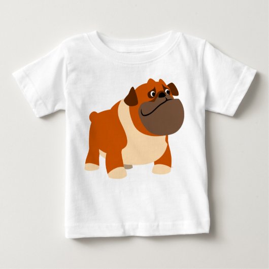 Cute English Bulldog Baby Clothing (Voorkant)