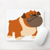 Cute English Bulldog Baby Clothing Muismat (Met muis)