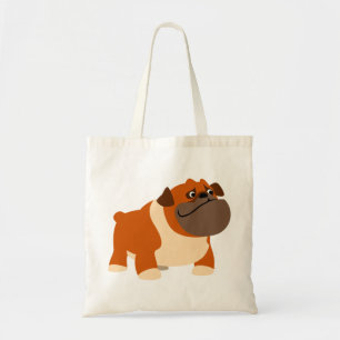 Cute English Bulldog Bag Tote Bag