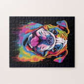 Cute English Bulldog Dog Legpuzzel (Horizontaal)