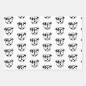 Cute English Bulldog Inpakpapier Vel (Voorkant 3)