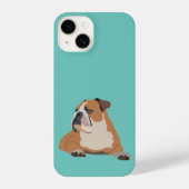 Cute English Bulldog iPhone Hoesje (Achterkant)