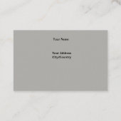 Cute English Cat Custom Visitekaartje (Achterkant)