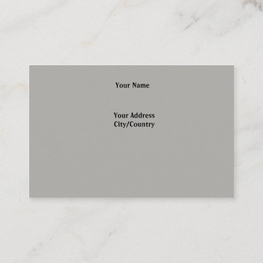 Cute English Cat Custom Visitekaartje (Achterkant)