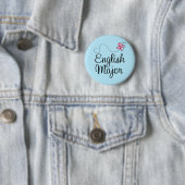 Cute English Major Gift Ronde Button 5,7 Cm (In situ)