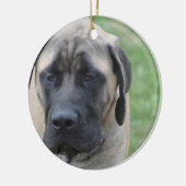 Cute English Mastiff Keramisch Ornament (Links)