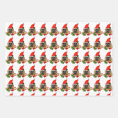Cute English Mastiff Kerstmis Inpakpapier Vel (Voorkant 3)