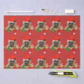 Cute English Mastiff Kerstmis Tissuepapier (Craft)