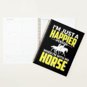 Cute Equestrian Gifts Horseback Riding Horse Plan Planner (Display)