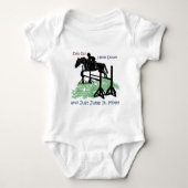 Cute Equestrian Horse Jumper Romper (Voorkant)