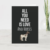 Cute Equine Cards Horse Equestrian Pony Animal Kaart (Voorkant)