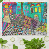 Cute Er is geen plek zoals Home Kitchen Towel Theedoek (Gevouwen)